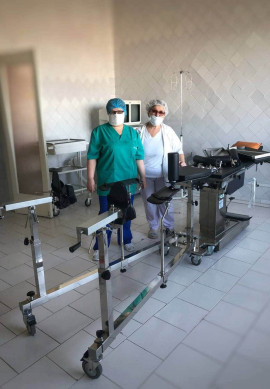 Вітаємо лікарню Київської області з придбанням рами для ортопедичного витягування